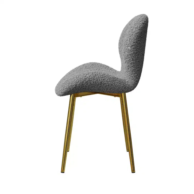 Modern Dining Chair with Metal Legs
