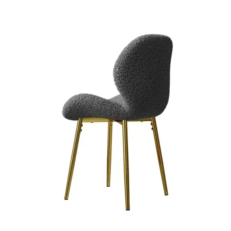 Modern Dining Chair with Metal Legs