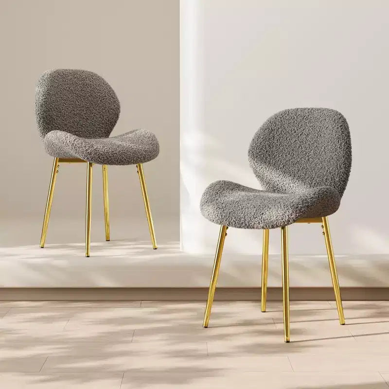 Modern Dining Chair with Metal Legs