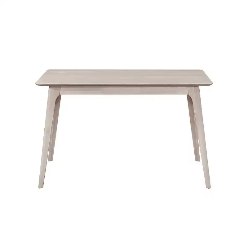 Wood Counter Dining Table in White Ash