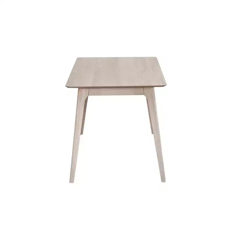 Wood Counter Dining Table in White Ash