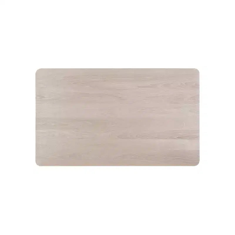 Wood Counter Dining Table in White Ash