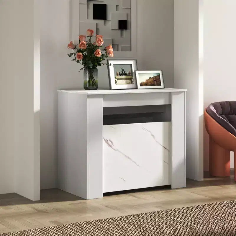 118.11 Large Multi-functional Extendable Console Table, Dining Table for 5-8 Peoples