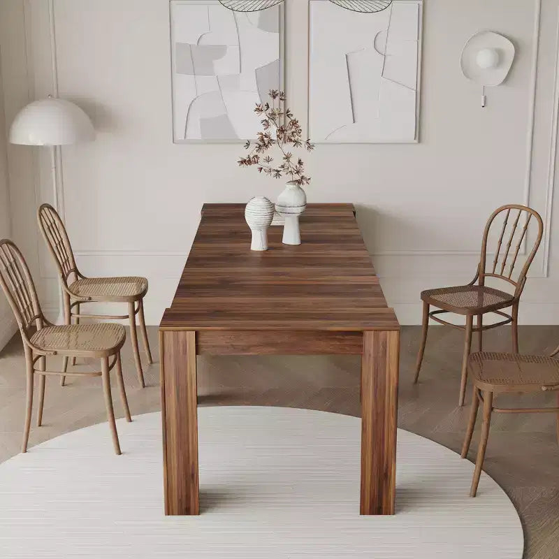 118.11 Large Multi-functional Extendable Console Table, Dining Table for 5-8 Peoples