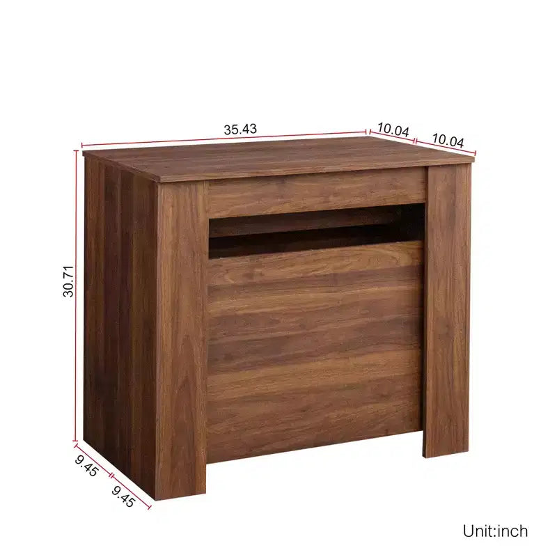 118.11 Large Multi-functional Extendable Console Table, Dining Table for 5-8 Peoples