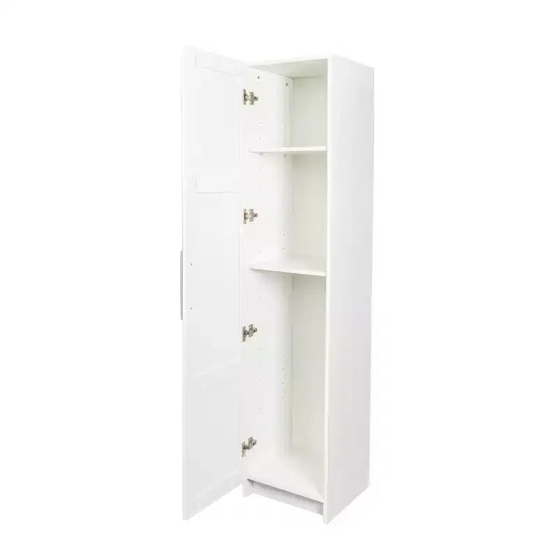 Tall 3-Tier Stackable Wall Mounted Storage Cabinet With Adjustable Shelves