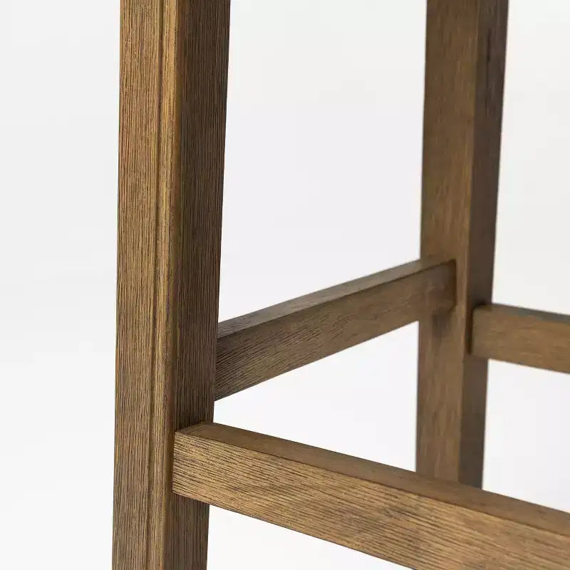 Backless Saddle Counter Stool with Fabric Upholstery 26