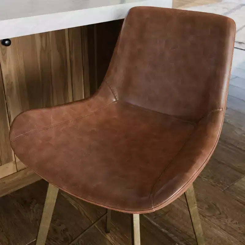 Counter Stool with Faux Leather 26