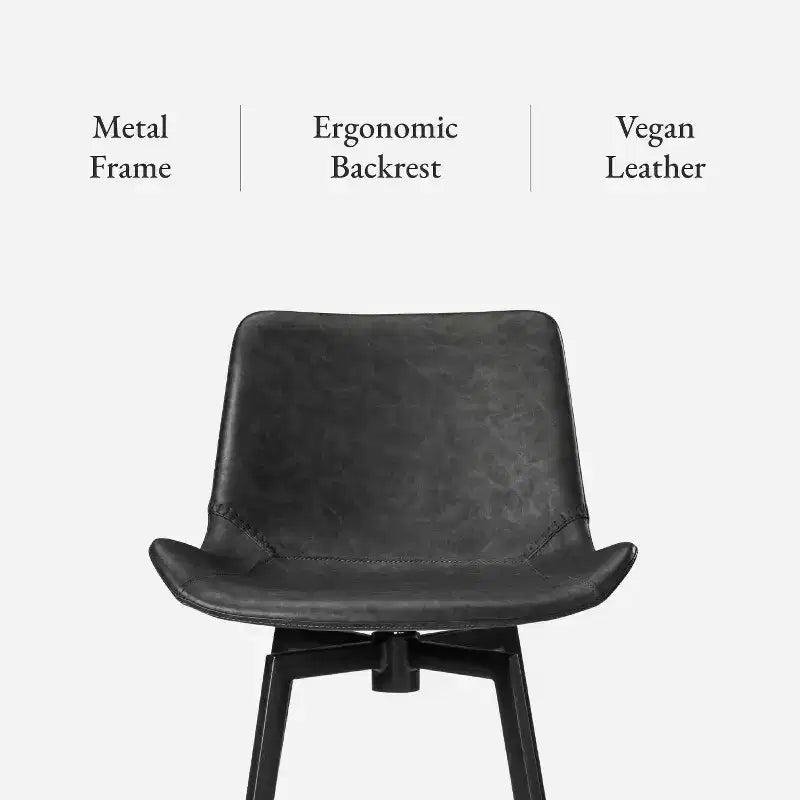 Counter Stool with Faux Leather 26