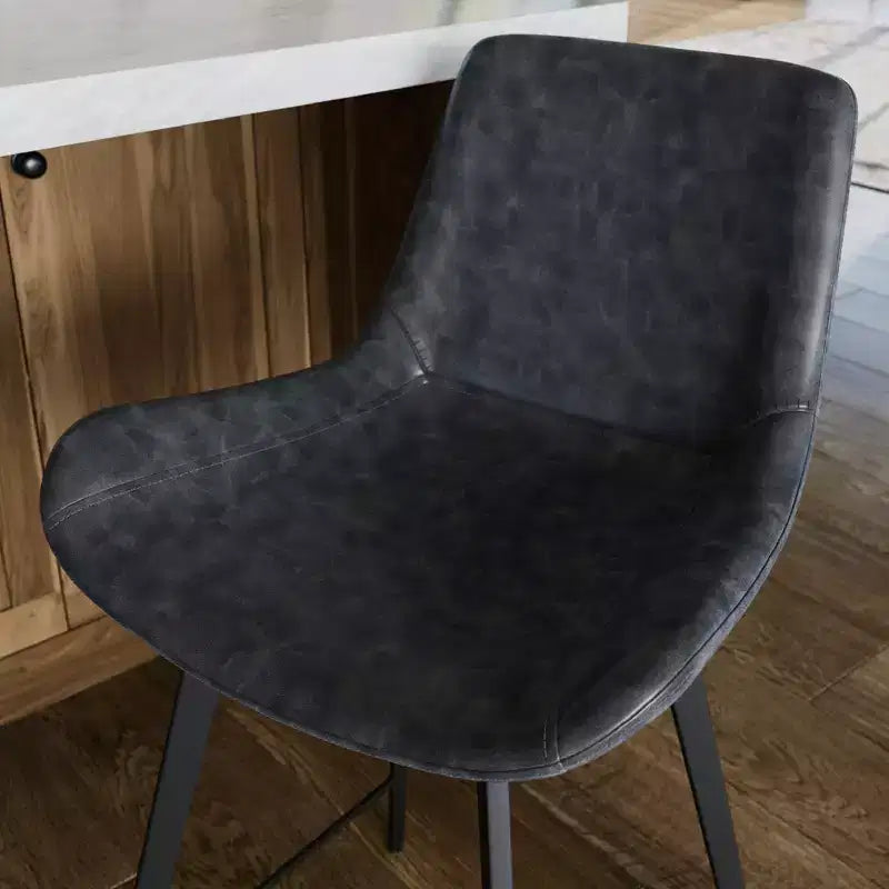 Counter Stool with Faux Leather 26