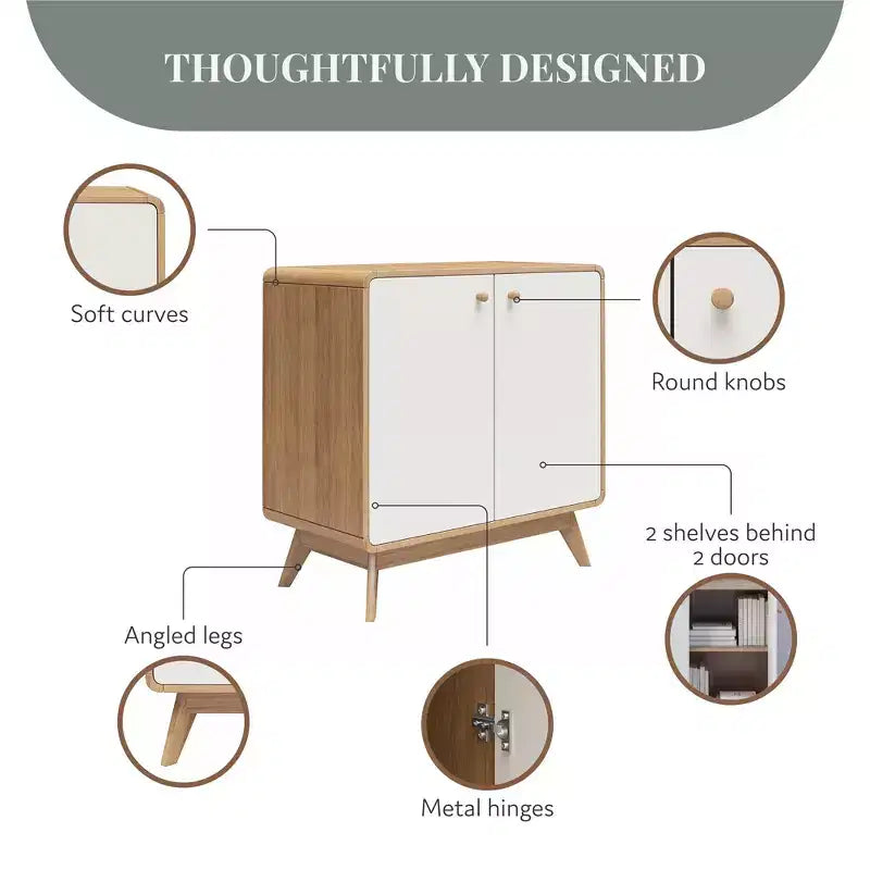 Scandinavian Style Accent Cabinet