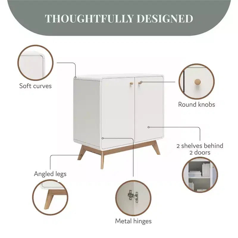 Scandinavian Style Accent Cabinet