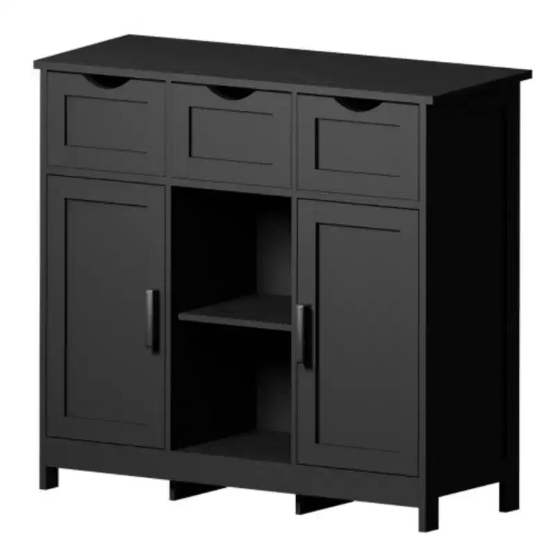 Meubles de rangement, meuble bas en bois avec tiroirs et étagères, meuble d'appoint pour salon, chambre, salle de bain, mobilier, décoration intérieure
