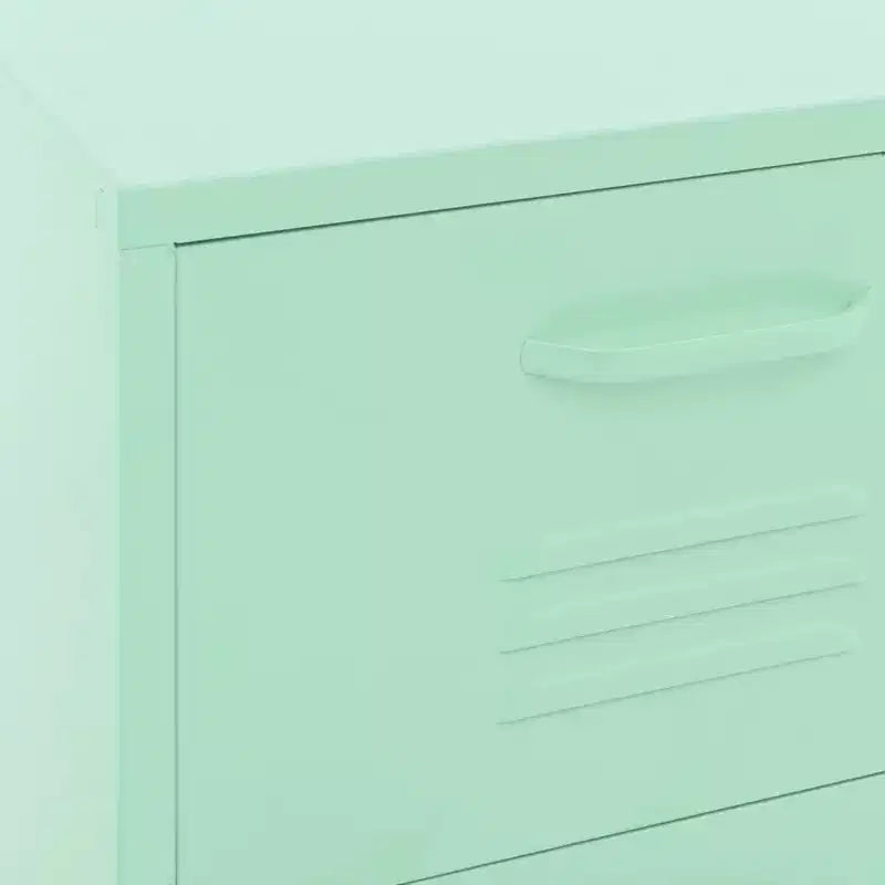 Storage Cabinet Navy Blue Steel Medium Adjustable Feet - Mint