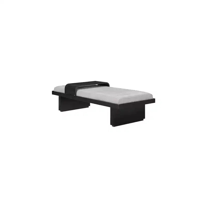 Chenille Fabric Bench