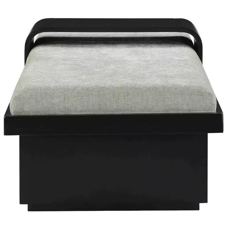 Chenille Fabric Bench