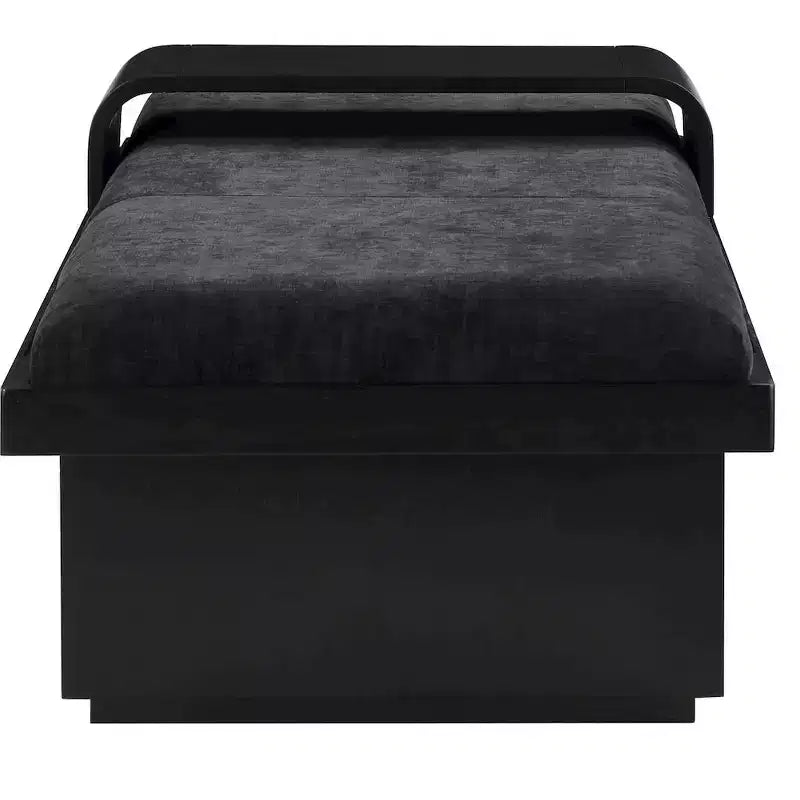 Chenille Fabric Bench