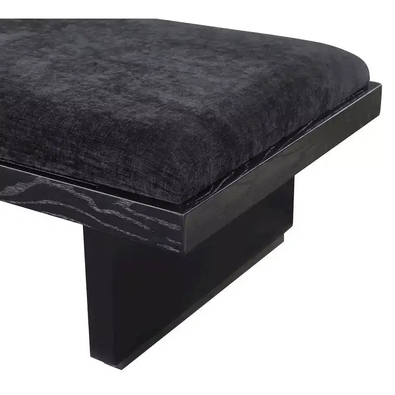 Chenille Fabric Bench