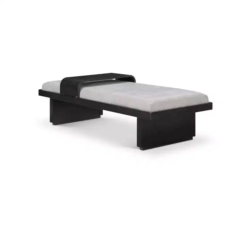 Chenille Fabric Bench