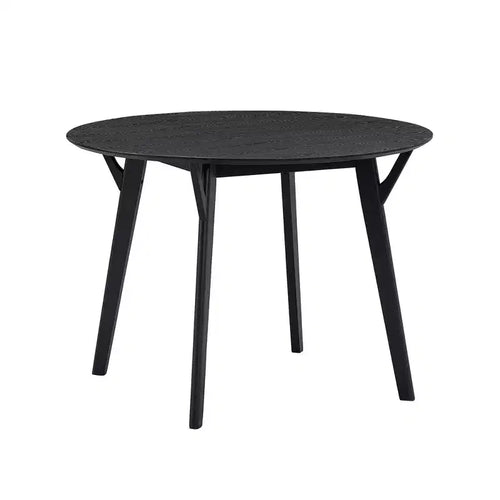 Table à manger ronde en bois de 42 pouces, table de cuisine, table à manger pour 4 personnes pour salle à manger