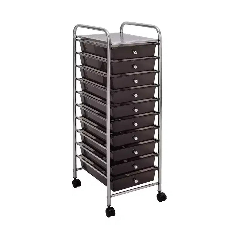 10-Drawer Organizer Rolling Storage Cart