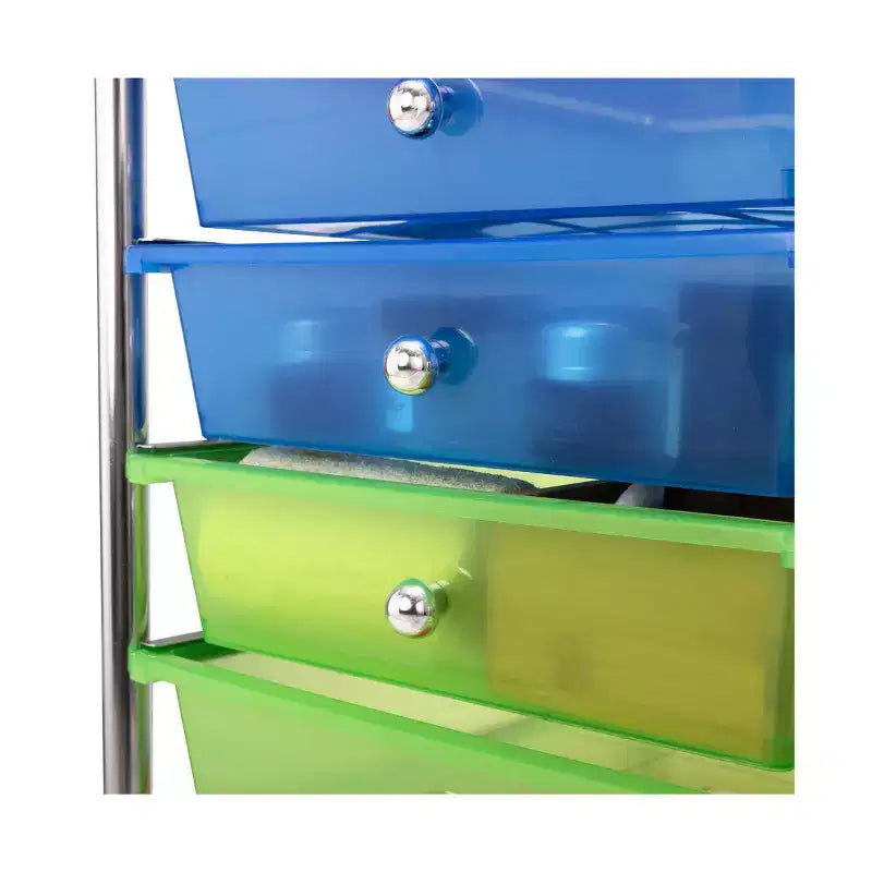 10-Drawer Organizer Rolling Storage Cart
