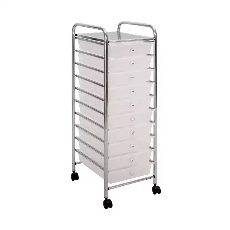 10-Drawer Organizer Rolling Storage Cart