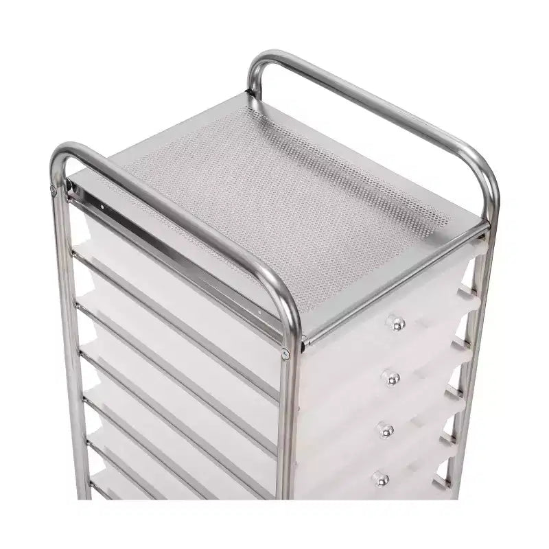 10-Drawer Organizer Rolling Storage Cart
