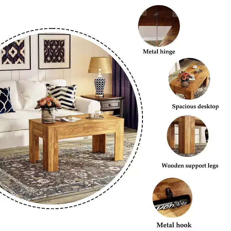 Table basse multifonctionnelle avec rangement intégré et fonctions tactiques - Bureau pour enfants - Petite table